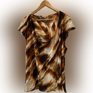 Calvin Klein Cowelneck Blouse - 2X - EUC